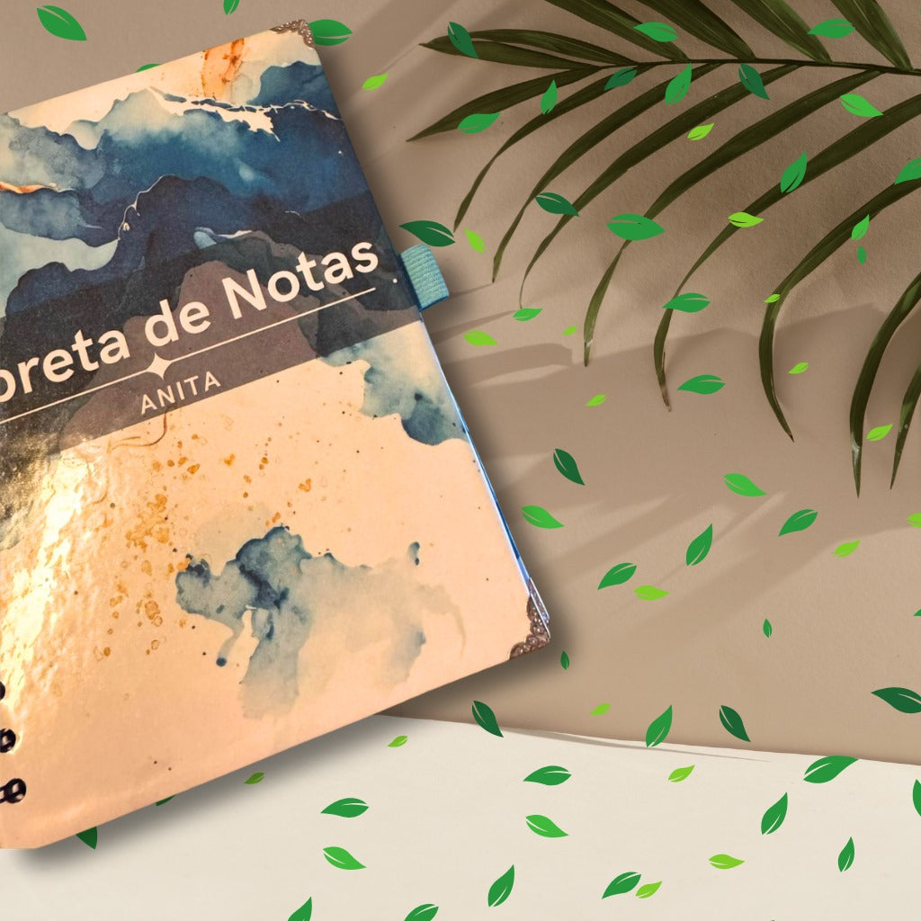 libreta de notas personalizada  - Notizbuch hecha por celuxestudio